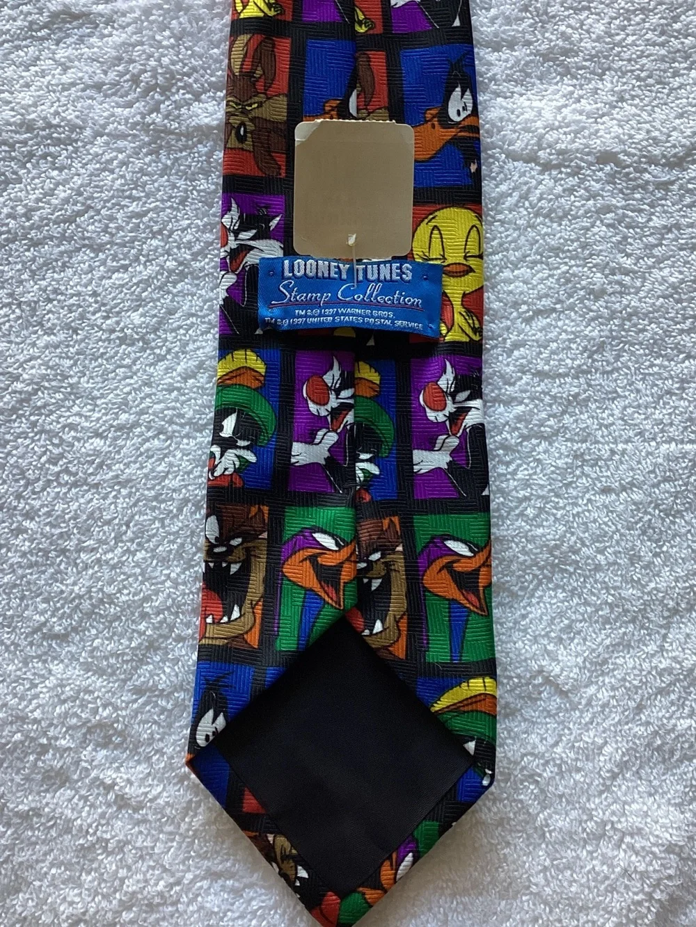 Looney Tunes Stamp Collection Character Tie - Multicolor
